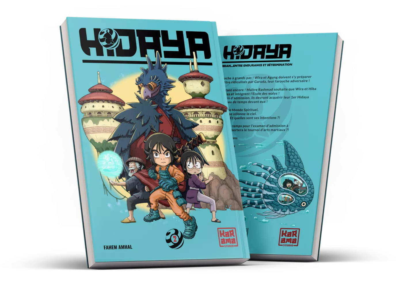 HIDAYA Tome 2 — couverture et quatrième de couverture